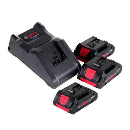 Bosch GSB 18V-110 C Trapano avvitatore con percussione a batteria Professional 18V / 110Nm + 3x Batterie ProCore 4,0 Ah + Caricabatterie + Valigetta L-Boxx ( 0615990L4N )