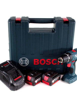 Bosch Professional GSR 18V-21 Akku Bohrschrauber 18V 55Nm + 2x Akku 5,0Ah + Ladegerät + Koffer