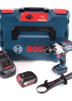 Bosch GSB 18V-110 C Akku Schlagbohrschrauber Professional 18V 110Nm + 1x Akku 5,0 Ah + Ladegerät + L-Boxx