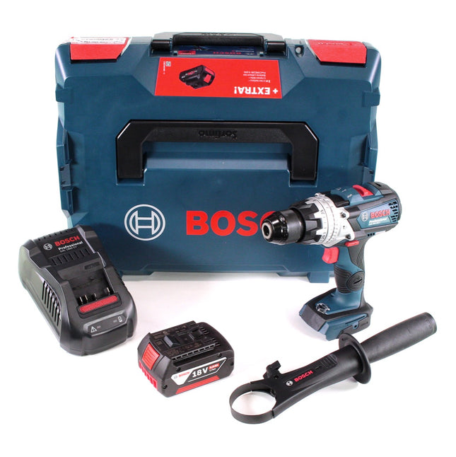 Bosch GSB 18V-110 C trapano a percussione a batteria Professional 18V 110Nm + 1x batteria ricaricabile 5,0 Ah + caricabatterie + L-Boxx