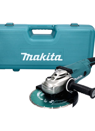 Amoladora angular Makita GA 9020 RFK3 2200 W 230 mm + 2x disco de corte + estuche