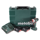 Metabo BS 18 Quick Perceuse-visseuse sans fil 18V 48Nm + 2x Batteries 2,0Ah + Chargeur + Coffret de transport ( 602217950 )