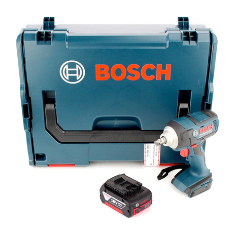 Bosch GDS 18 V-EC 250 atornillador de impacto inalámbrico 18V 250Nm sin escobillas + 1x batería 3.0Ah + L-Boxx - sin cargador