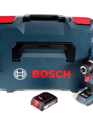 Bosch GDR 18 V-160 Visseuse à chocs sans fil 1/4" Douille hexagonale +Coffret L-Boxx - sans Batterie, ni Chargeur