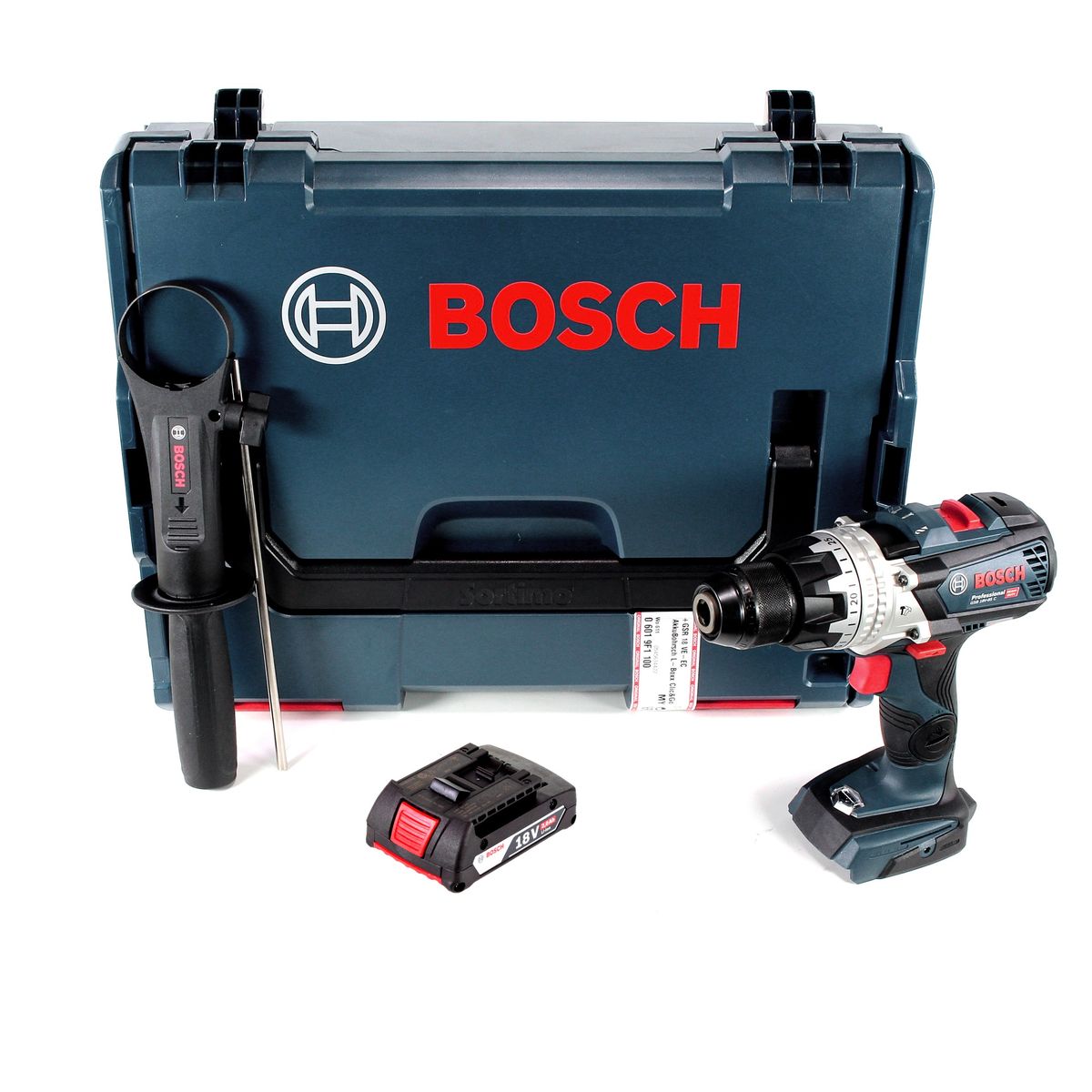 Avvitatore a percussione a batteria Bosch GSB 18V-85 C 18 V 85 Nm 1/2" brushless + 1x batteria 2,0 Ah + L-Boxx - senza caricabatterie