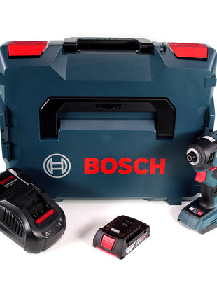 Bosch GDR 18 V-160 Visseuse à chocs sans fil 1/4" Douille hexagonale +Coffret L-Boxx - sans Batterie, ni Chargeur