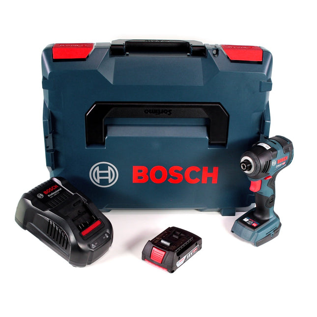 Bosch GDR 18 V-160 Avvitatore ad impulsi a batteria 18 V 1/4" in valigetta L-Boxx - senza batteria, senza caricabatterie