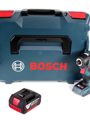 Bosch GDR 18 V-160 Visseuse à chocs sans fil 1/4" Douille hexagonale +Coffret L-Boxx - sans Batterie, ni Chargeur