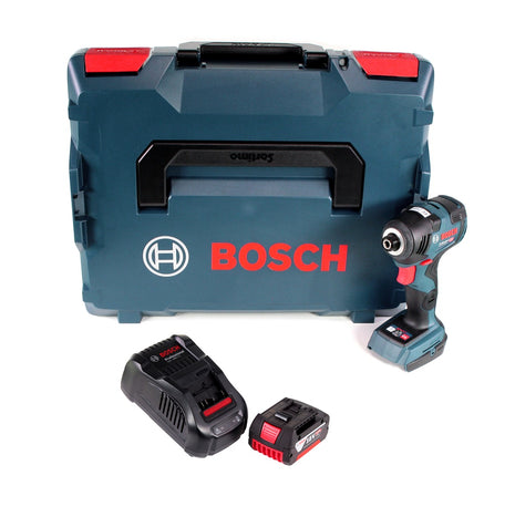 Bosch GDR 18V-160 atornillador de impacto inalámbrico 18V 160Nm + 1x batería 5.0Ah + cargador + L-Boxx