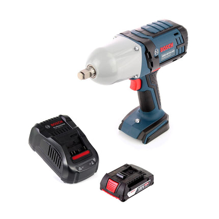 Bosch GDS 18 V-LI HT Akku Drehschlagschrauber 18V 650 Nm 1/2" + 1x Akku 2,0Ah + Ladegerät