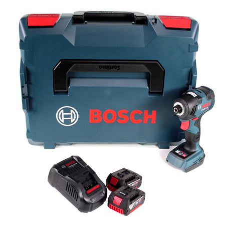 Bosch GDR 18 V-160 Visseuse à chocs sans fil 1/4" Douille hexagonale +Coffret L-Boxx - sans Batterie, ni Chargeur