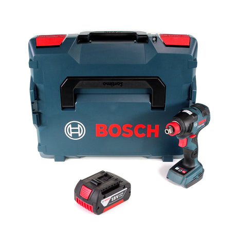 Bosch GDX 18V-200 C Akku Drehschlagschrauber 18V 200Nm Brushless + GCY 30-4 Bluetooth Connectivity Modul + 1x Akku 3,0Ah + L-Boxx - ohne Ladegerät