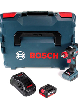 Bosch GDX 18V-200 C Akku Drehschlagschrauber 18V 200Nm Brushless + GCY 30-4 Bluetooth Connectivity Modul + 1x Akku 3,0Ah + Ladegerät + L-Boxx