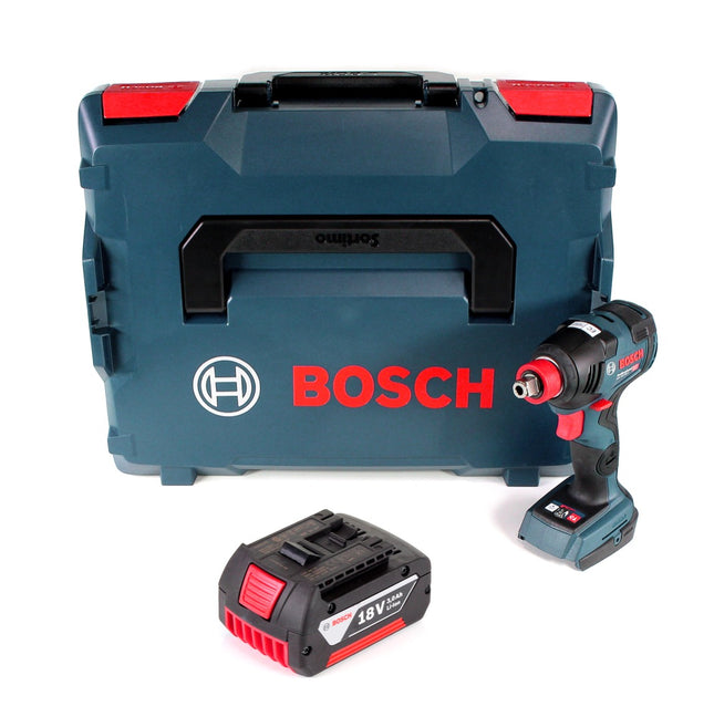 Bosch GDX 18 V-200 C Professional Avvitatore a massa battente a batteria in valigetta L-Boxx - senza batteria, senza caricatore