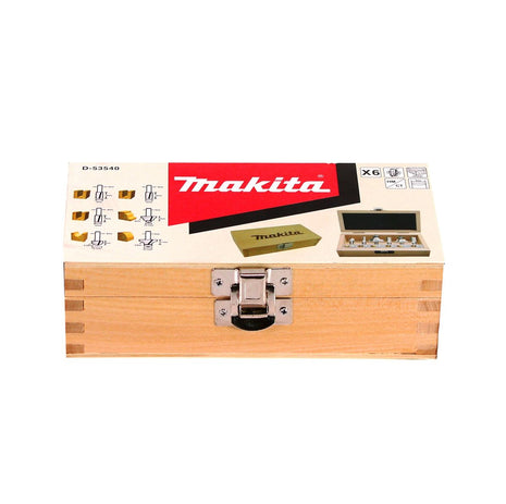 Makita Fräser Set 8 mm 6 Stk. ( D-53540 ) für Holz - Toolbrothers