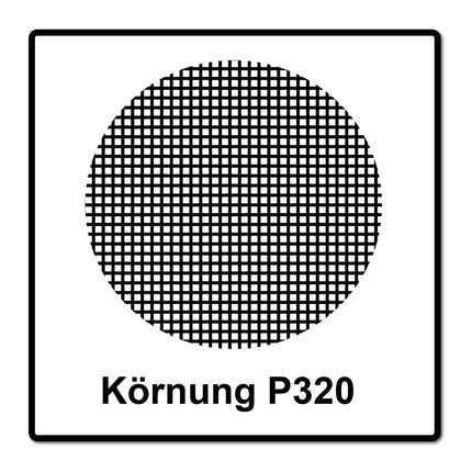 Mirka ABRANET Schleifscheiben Grip Ø 77mm Durchmesser P320 100 Stk. ( 2x 5420305032 )