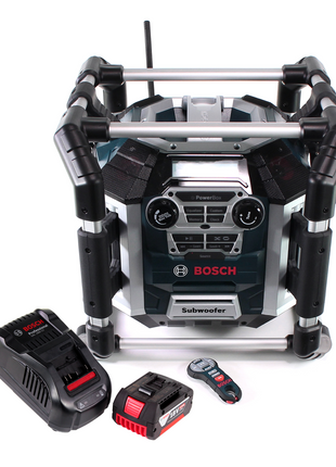 Bosch GML 50 Akku Radiolader Baustellenradio 18V 50W IP54 + 1x Akku 5,0Ah + Ladegerät