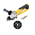 Amoladora angular inalámbrica DeWalt DCG 412 N 18V 125mm + disco de corte - sin batería, sin cargador