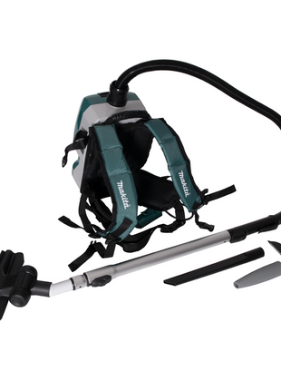 Makita DVC 261 ZX15 Akku Rucksackstaubsauger 36V (2x 18V) 2L Brushless Solo - ohne Akku, ohne Ladegerät