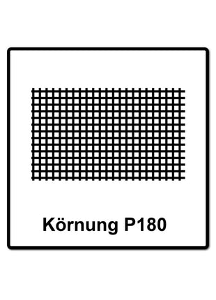 Mirka ABRANET 70x198mm Grip P180, 100pièces. (2x5415005018)