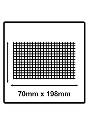 Mirka ABRANET 70x198mm Grip P180, 100pièces. (2x5415005018)