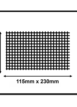 Mirka ABRANET 115x230mm Grip P400, 200Stk. ( 4x 5411205041 )