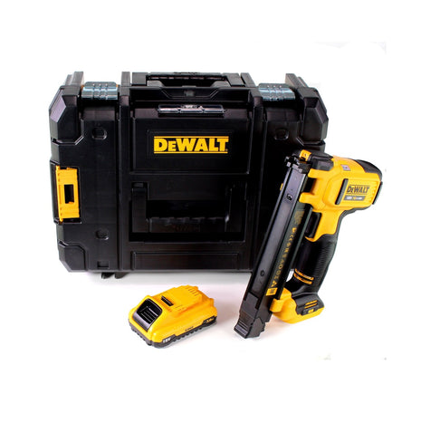 Dewalt Grapadora a batería Dewalt DCN 701 NT XR 18V ​​+ 1x batería 3.0Ah + TSTAK - sin cargador