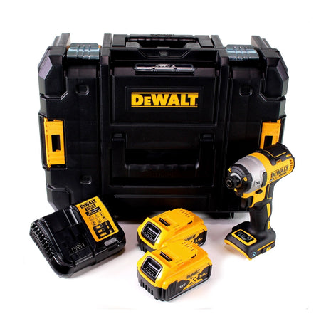 DeWalt DCF 888 P2 Akku Schlagschrauber 18V 205Nm Brushless + 2x Akku 5,0Ah + Ladegerät + TSTAK