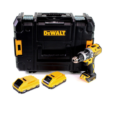 Dewalt DCD 797 L2 Akku Schlagbohrschrauber 18V Brushless + 2x Akku 3,0Ah + Ladegerät + TSTAK