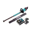 Tagliasiepi a batteria Makita DUH 751 RG 18V 75 cm brushless + 2x batteria ricaricabile 6.0Ah + caricabatterie