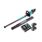 Makita DUH 751 RG Akku Heckenschere 18V 75 cm Brushless + 2x Akku 6,0Ah + Ladegerät