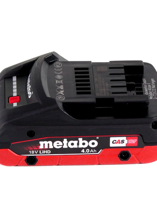 Martillo combinado a batería Metabo KHA 18 LTX 18V 2.2J SDS Plus + 1x batería 4.0 Ah + metaBOX - sin cargador