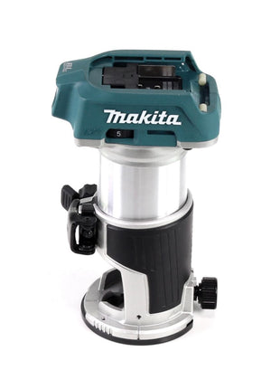 Makita DRT 50 SF Akku Multifunktionsfräse 18V Brushless + 2x Akku 3,0Ah + Ladegerät + Fräser Set 8mm 6 tlg.