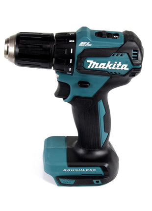 Taladro atornillador inalámbrico Makita DDF 483 SFX4 18 V 40 Nm sin escobillas + 1x batería 3,0 Ah + cargador + 70 piezas. Juego de brocas + estuche