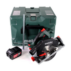 Metabo KS 18 LTX 57 Sega circolare a batteria 18V 165x20mm + 1x batteria 5,2Ah + MetaLoc - senza caricabatteria
