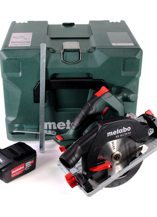 Metabo KS 18 LTX 57 Akumulatorowa pilarka tarczowa 18V 165x20mm + 1x akumulator 5,2Ah + MetaLoc - bez ładowarki