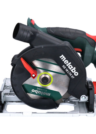 Metabo KS 18 LTX 57 Akku Handkreissäge 18 V 165 mm + 2x Akku 8,0 Ah + Ladegerät + metaBOX ( 601857810 ) - Toolbrothers