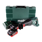 Metabo Akku Säbelsäge ASE 18 LTX + 2x Akku 5,5Ah + Ladegerät + Koffer ( 602269660 )