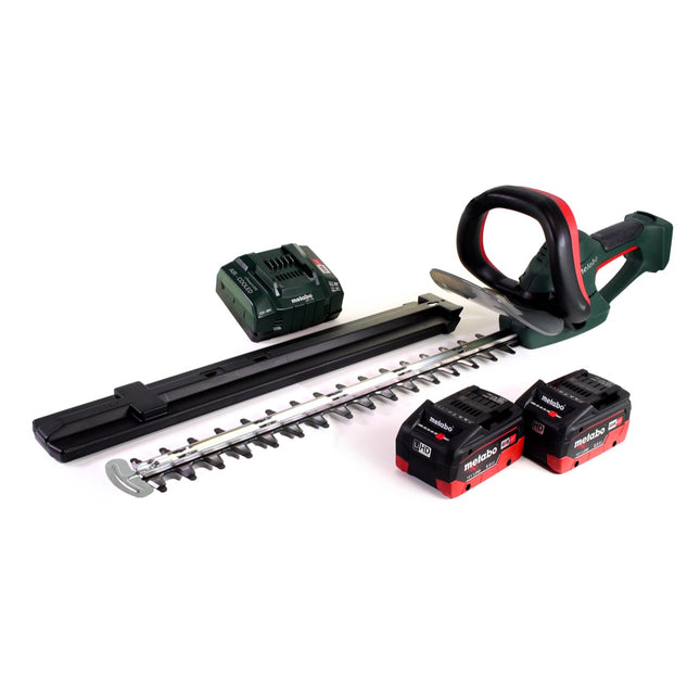 Metabo AHS 18-55 V tagliasiepi a batteria 18V 53cm + 2x batteria 8,0Ah + caricabatterie