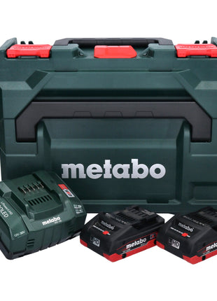 Podstawowy zestaw Metabo LIHD + 2x akumulator 4,0 Ah + ładowarka + metaBOX ( 685130000 )