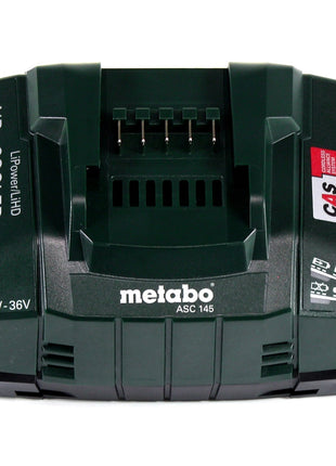 Podstawowy zestaw Metabo LIHD + 2x akumulator 4,0 Ah + ładowarka + metaBOX ( 685130000 )