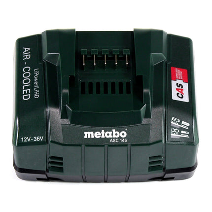 Metabo Basis Set LIHD - 2x Batterie da 4,0 Ah + Caricabatterie ASC 145 + Valigetta Metaloc ( 685130000 )