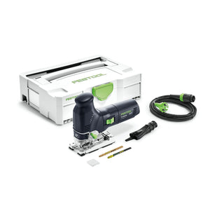 Festool TRION PS 300 EQ-Plus Seghetto alternativo 720W ( 576615 ) + Valigetta systainer + 2x Lame + Paraschegge Successore del 561445