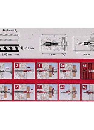 Fischer Profibox DUO-Line  : DUOPOWER 10x50mm +150 pcs - DUOTEC 10 + 50 pcs - DUOBLADE + 50 pcs ( 553669 )