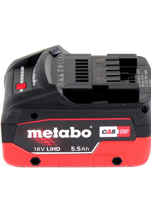 Metabo KHA 18 LTX marteau combiné à batterie 18V + 1x batterie 5,5Ah + coffret - sans chargeur