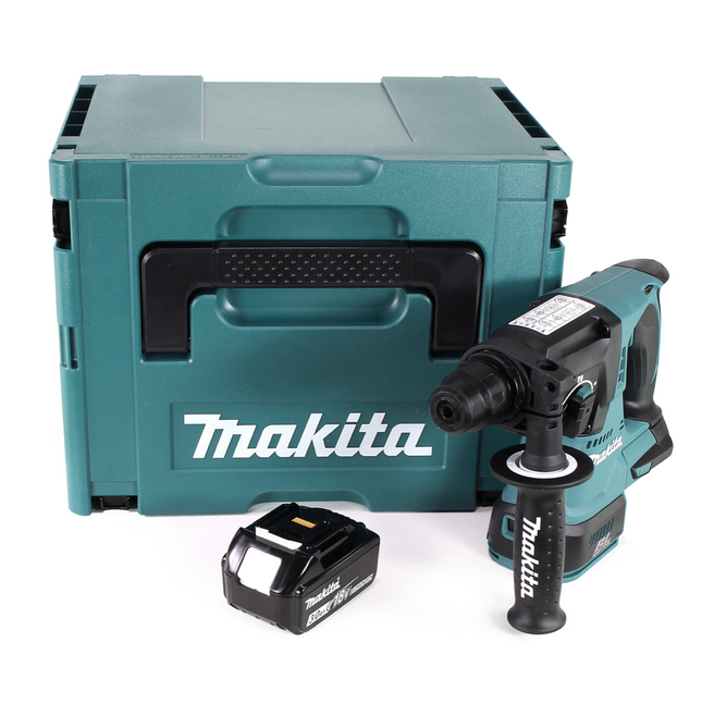 Trapano a percussione a batteria Makita DHR 242 F1J 18V 2.0J SDS-plus Brushless + 1x batteria ricaricabile 3.0Ah + Makpac - senza caricabatterie