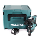 Trapano a percussione a batteria Makita DHR 242 T1J 18V 2.0J SDS-plus Brushless + 1x batteria ricaricabile 5.0Ah + Makpac - senza caricabatterie