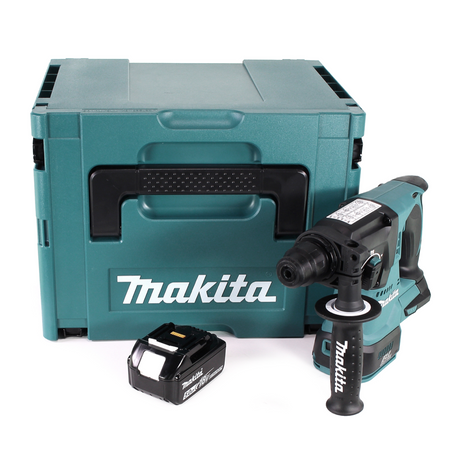 Makita DHR242T1J Marteau perforateur sans fil 2,0J SDS-plus 18V  + 1x Batterie 5,0Ah + Coffret Makpac - sans chargeur