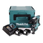 Trapano a percussione a batteria Makita DHR 242 RTJ 18V 2.0J SDS-plus Brushless + 2x batteria ricaricabile 5.0Ah + caricabatterie + Makpac