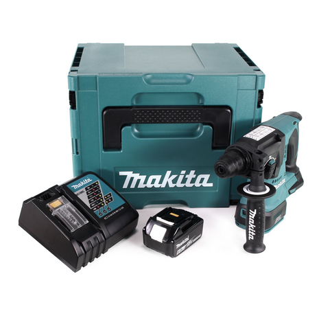 Makita DHR 242 RG1J Akku Bohrhammer 18V 2,0J SDS-plus Brushless + 1x Akku 6,0Ah + Ladegerät + Makpac